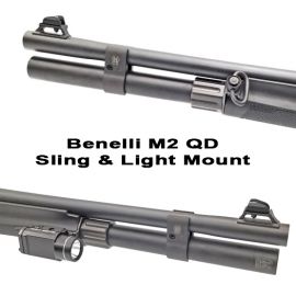 Benelli M2 Quick Detach Sling And Flashlight Mount