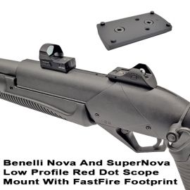 Benelli Nova SuperNova Red Dot Scope Mount- FastFire 3 and 4 Footprint