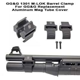 Beretta 1301 M-LOK Barrel Clamp For The GG&G Replacement Mag Tube Cover