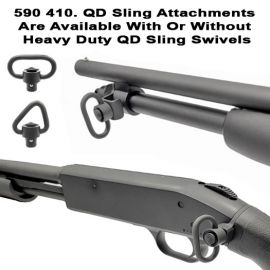 Mossberg 590 .410 Quick Detach Front And Rear Sling Attachments