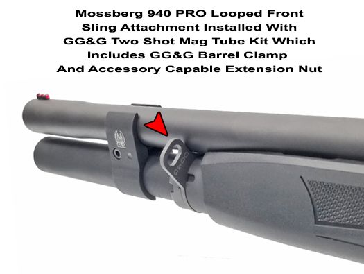 Mossberg 940 PRO Looped Front Sling Attachment With GG&G Mag Tube
