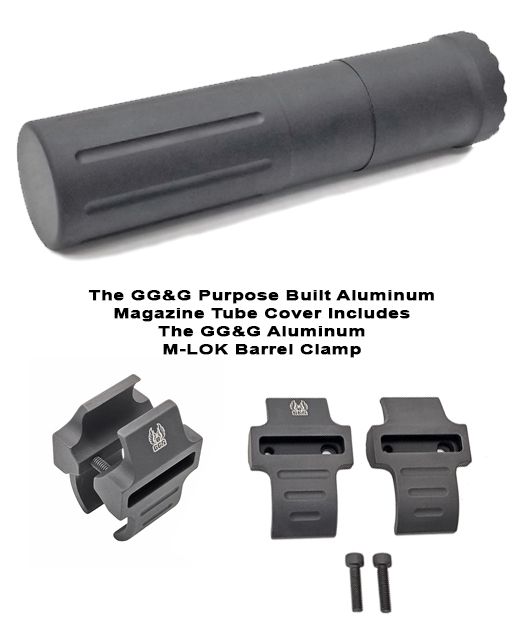GG&G Beretta 1301 Replacement Mag Tub Cover With M-LOK Barrel Clamp
